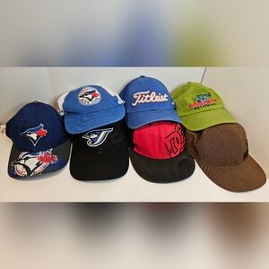 Bundle Of 7 Hats/Caps Blue Jays, DC, Puma, Titleist